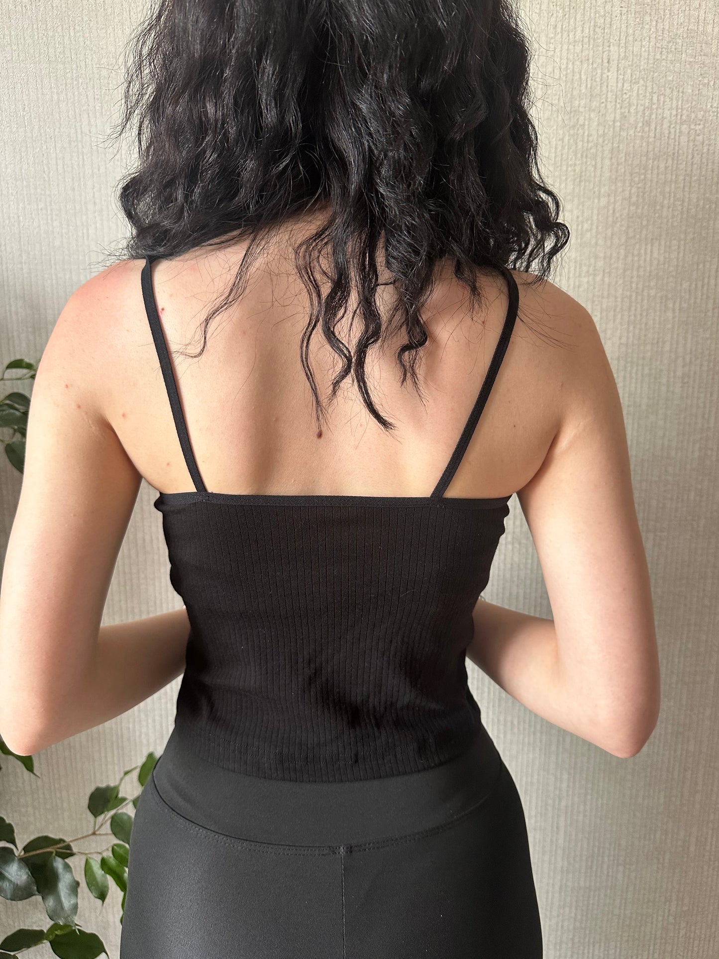 Düğmeli Fitilli Crop