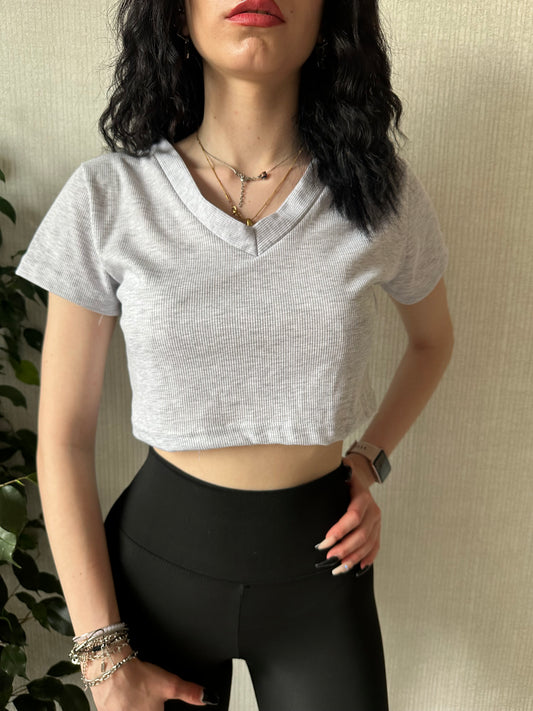 Basic Crop Bluz
