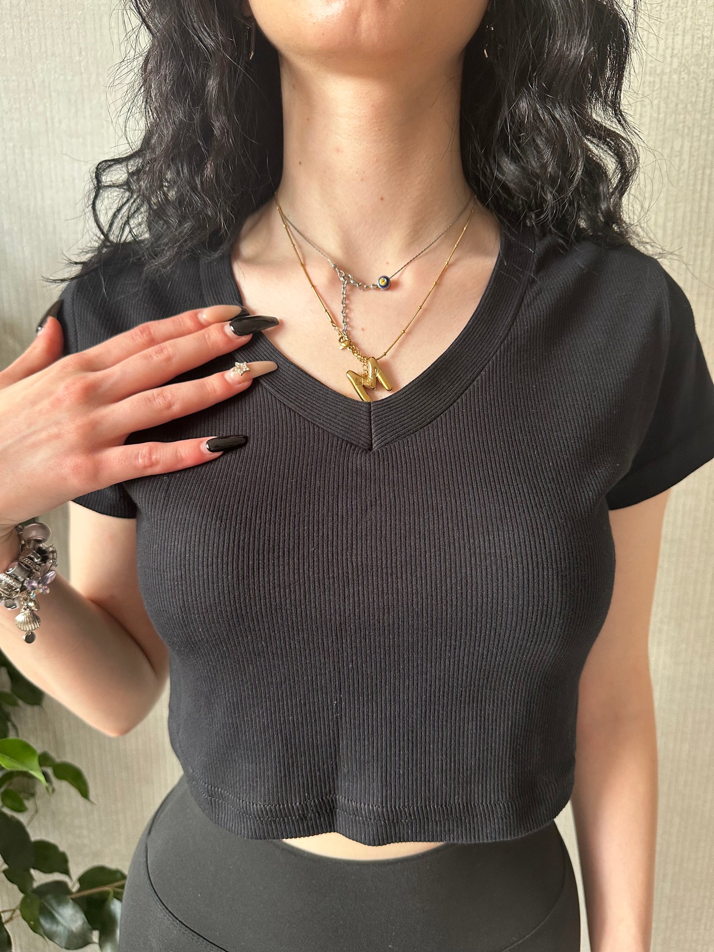 Yumuşak Dokulu Crop Bluz