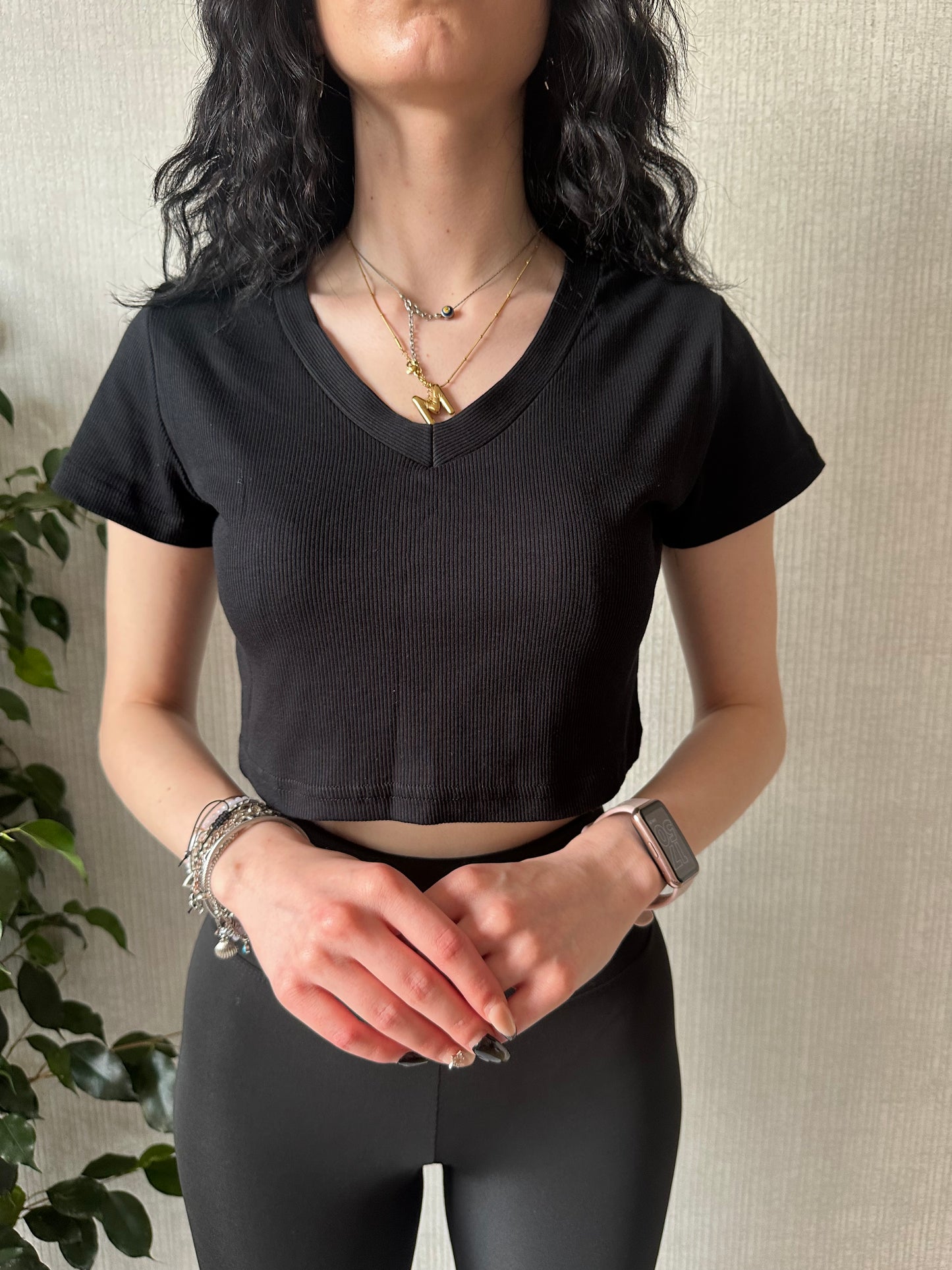 Yumuşak Dokulu Crop Bluz