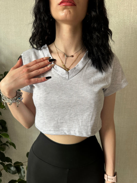 Basic Crop Bluz